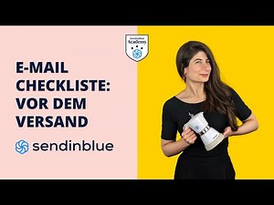 Checkliste vor E-Mail Versand | E-Mail-Marketing-Kurs (49/62)