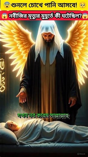 😱 What happened at the moment of the Prophet's death? It will bring tears to your eyes! 🥺 #islami...