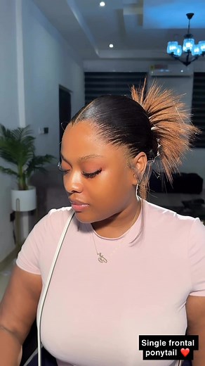 Frontal Ponytail Hairstyle Ideas