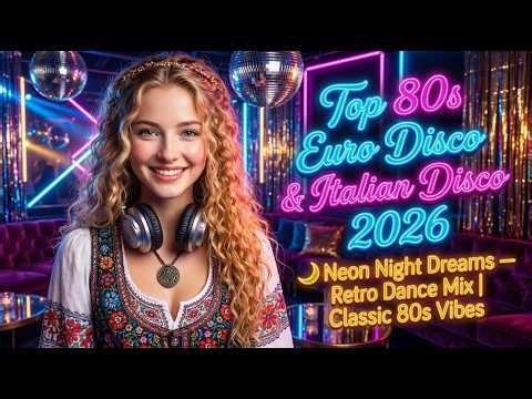 Top 80s Italo Disco Live 2026 🌃 Neon Night Drive Mix | Euro Disco & Synthwave Retro Vibes