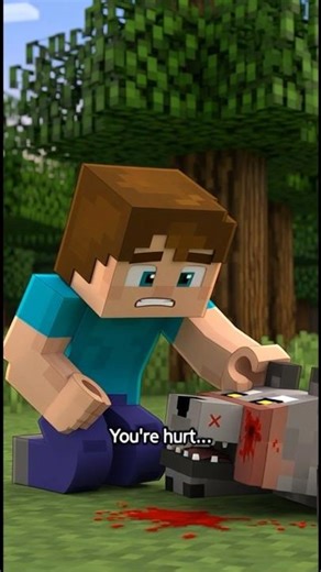 Kindness Wins in Minecraft… 🐶💛 #Minecraft #WholesomeGaming #MinecraftShorts