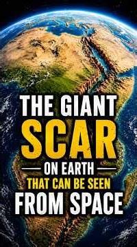The Giant Scar on Earth That Can Be Seen from Space#Science #Geology #InterestingFacts