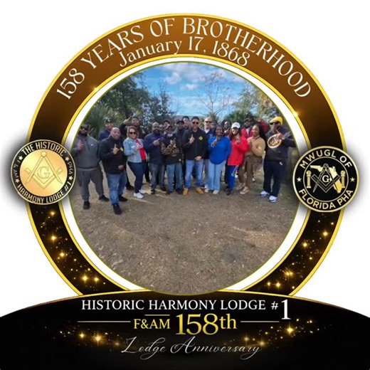Today, the Brothers of The Historic Harmony Lodge #1 F&AM PHA proudly celebrate 158 years of legacy, brotherhood, and service. There was no better way to honor this milestone than by living our mission—serving the community. In recognition of our 158th Lodge Anniversary, we were honored to provide 158 bag lunches to members of our homeless community, turning years into action and history into impact. Happy 158th Anniversary to all the Brothers of Harmony Lodge #1 F&AM PHA. Your commitment to ser