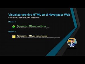 Curso de HTML5, CSS3 y JavaScript - HTML5: Visualizar archivo HTML en el Navegador Web
