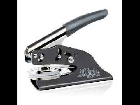 How To Assemble Shiny Model Embosser Correctly, Insert Plate In Shiny Embosser