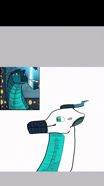 Moonwatcher from wings of fire!!! #wingsoffire #wingsoffireedit