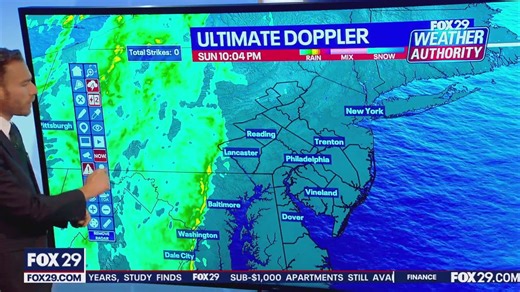 Philly weather: heavy overnight storms, strong wind gusts