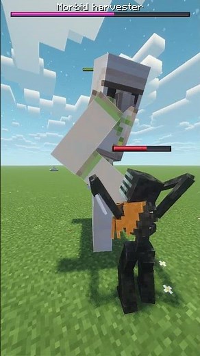 Morb vs Mutant iron golem #minecraft #racegamers #mobbattle#pvp #music#op #minecraftbuilding #dance