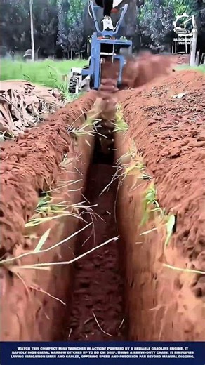 Smart Soil Digging Machine Innovation for Clean Trenches for Irrigation and Cable Laying