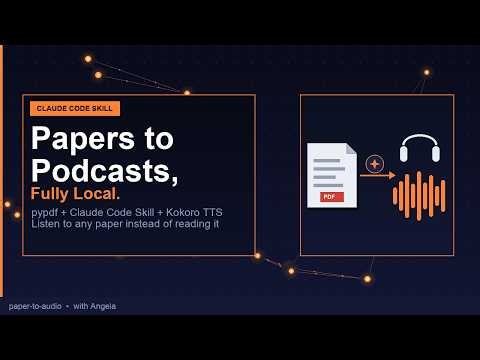Turn Any Scientific Paper into Audio