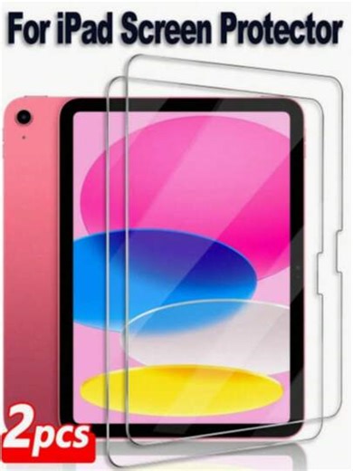 2pcs Screen Protector For IPad (10th Gen)/ 11 1A16 (2025)/ Air 11-Inch (2026)/ 12 11-Inch (2026) - High Definition, High Transparency, Anti-Scratch, Anti-Drop, Full Screen Coverage, Strong Anti-Fingerprint, Sensitive Touch, Tempered Glass Screen Protector | SHEIN