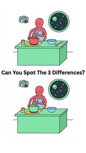 Can You Spot The 3 Differences? 👽🍳 Alien Cooking Show