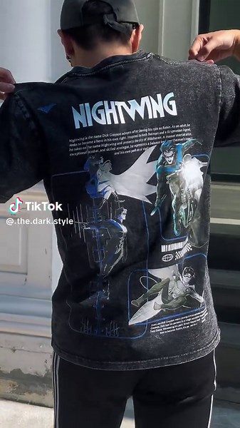 This Nightwing outfit is tuff !!! #nightwing #batman #batfamily #dccomics #thedarkstyle