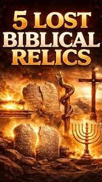 5 Lost Biblical Relics That Were Never Found #bible #biblicalhistory #history