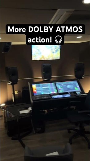 More DOLBY ATMOS action! 🎧 #recordingstudio