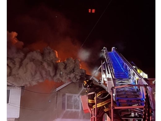 Firefighters Battle House Fire In Union County Monday