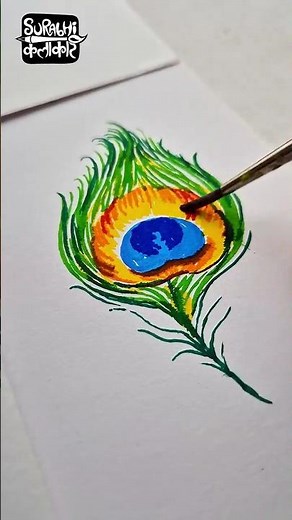 I Turned Brush Pens into Watercolor Art!😍 #surabhikalakar #art