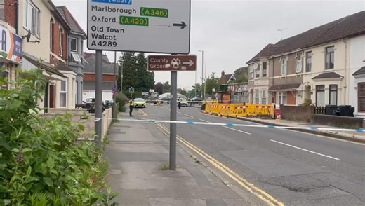 A police cordon in place at Swindon’s Manchester Road | Swindon Advertiser
