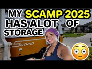 I can't believe what fits in my tiny RV | Scamp trailer storage tour EP12