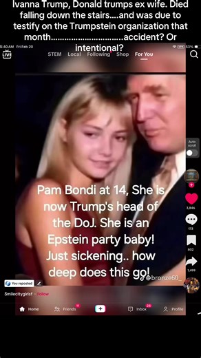 Ivanna Trump, Donald trumps ex wife. Died falling down the stairs….and was due to testify on the Trumpstein organization that month…………………………..accident? Or intentional? Crimes staged as accidental stair falls tend to arise from patterns common to intimate partner violence (IPV). First, the offender typically has routine proximity to the victim in private spaces. A spouse can be present without raising suspicion, can guide the victim toward a stairwell during an argument, and can act quickly in a