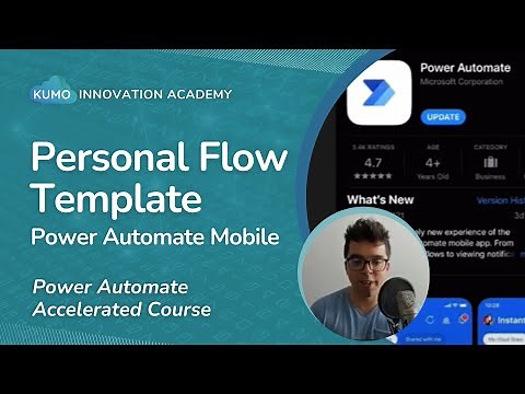 Power Automate Mobile: Create A Flow from Your Phone [Power Automate Accelerated Course]