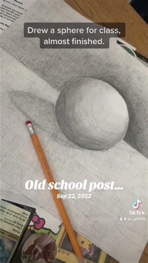 A old drawing of a sphere from 2022