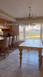 12K views · 45 reactions | Can you believe these new floors?! They are so beautiful and are going to fit the new kitchen so well! #flooringinstallation #kitchenfloor #kitchenflooring #diyhomeprojects | How We Do | Facebook