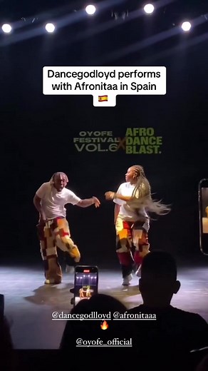 Dancegodloyd & Afronitaa Deliver an Electrifying Afro Dance Performance in Spain