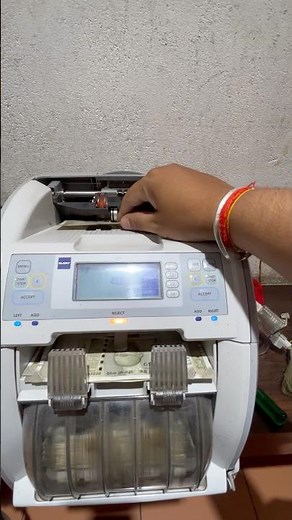 Japan Made Glory Note Sorting Machine 🏦 | Testing & Rejection Note Fold Problem 🔧 | Shorts