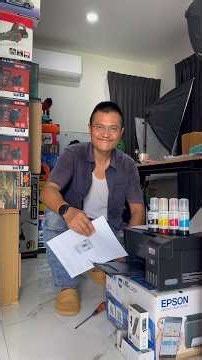 How to fix a printer when the colors aren't printing #printer #inkrefill #Chuanakorn #EPSON #dadd...