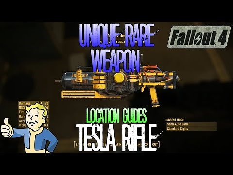 Fallout 4 | Tesla Rifle | Unique Rare Weapon | Location Guide | Automatron DLC
