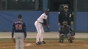 Fred McGriff started the World Series with a bang on this date in 1995, taking Orel Hershiser deep in his first Fall Classic at-bat. The Atlanta Braves would win Game 1 and the series, toppling Cleveland in six games. #Braves #postseason #MLBpostseason #WorldSeries 🎥: MLB | National Baseball Hall of Fame and Museum