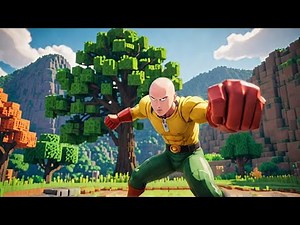 Who Wins in Minecraft STEVE or One Punch Man?