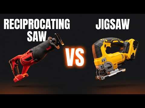 Jigsaw vs Reciprocating Saw - What's the Difference?