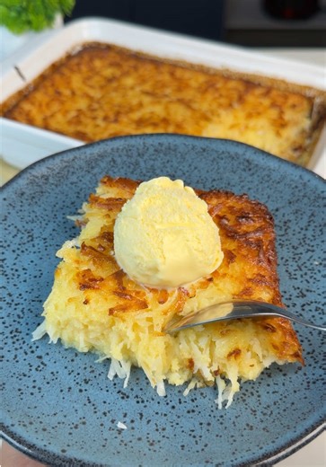 Cocada de Forno Cremosa de Abacaxi Simples