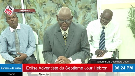 Mercredi 31 décembre 2025 | Eglise adventiste du 7eme jour Hebron de Delmas |Delmas 38 | EGLISE ADVENTISTE HEBRON (HAITI)