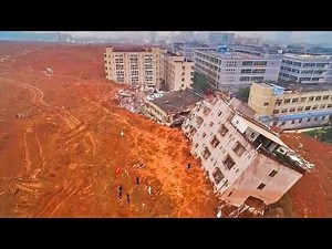 衝撃映像！カメラが捉えた驚異的な土砂災害トップ7！【自然災害】