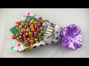 How to make lollipops bouquet/ DIY bouquet by lollipops