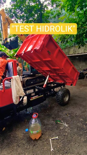 TEST DRIVE! ATV 4x4 Dumper Truck Hidrolik Meluncur ke Tanjung Jabung Jambi 🚛💨 #shorts