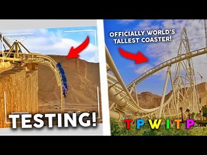 This record breaking rollercoaster is finally TESTING!!