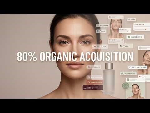 How This Beauty Brand Built 80% Organic Customer Acquisition Without Celebrity Marketing