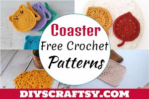 55 Unique Easy Free Crochet Coaster Patterns
