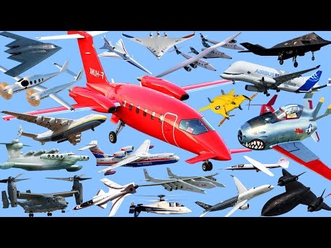 Aircraft Compilation | Aircraft Vehicles | Airplanes name and Sound | Unique aircraft in the world