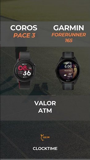 Coros Pace 3 Vs Garmin Forerunner 165 Comparativo - Qual é o Melhor?