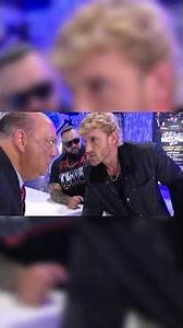 Logan Paul hilariously finds out how to treat Brock Lesnar & that he’s in the match #wwe #shorts