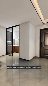 510K views · 3.1K reactions | Corner Cabinet Magic ✨ Double Entryway Storage & a Freer Kitchen Space!  | Decoration Courses | Facebook