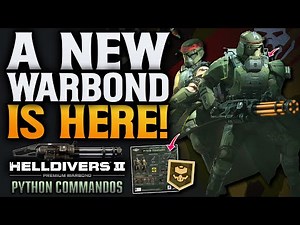 Helldivers 2 New Warbond! Minigun & Chain Sword Finally Here!