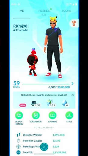 New Level Unlocked in Pokémon GO | Rare Rewards Milestone #shorts #pokemon go #pokemonshorts