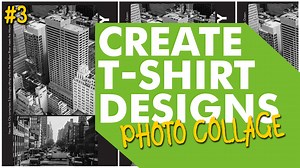 How to Create Photo Collage T-Shirts - White Toner Transfer