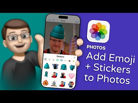 How to Decorate Your Photos with Stickers and Genmoji
